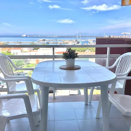 Roc Mar 4 3A - Apartamento Cerca Del Centro Y De La Playa - Terraza Con Vistas Al Mar Y Al Puerto Roses Extérieur photo